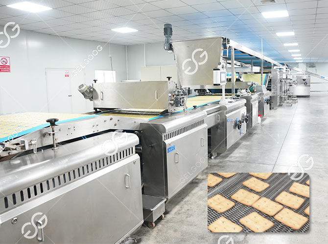 Linha de produção de biscoitos para fábrica
